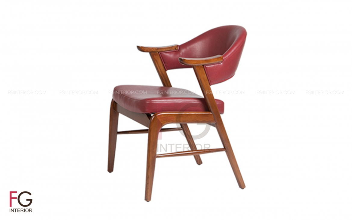 Ghế gỗ cafe có tay URBAN