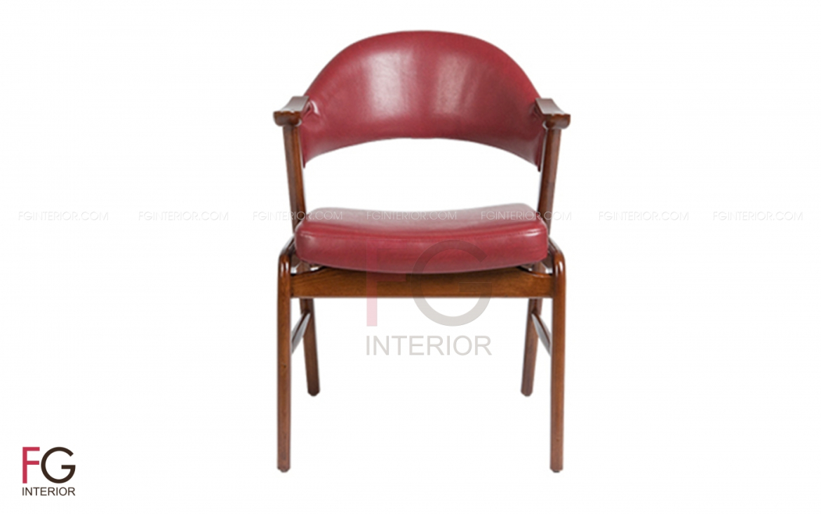 Ghế gỗ cafe có tay URBAN