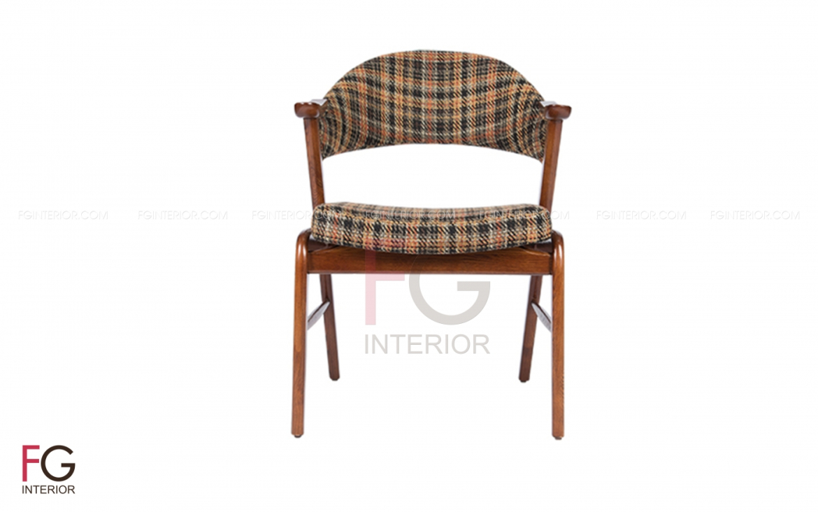 Ghế gỗ cafe có tay URBAN