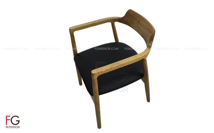 Ghế gỗ cafe có tay POKA