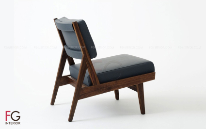 Sofa gỗ đệm nỉ cafe OMO