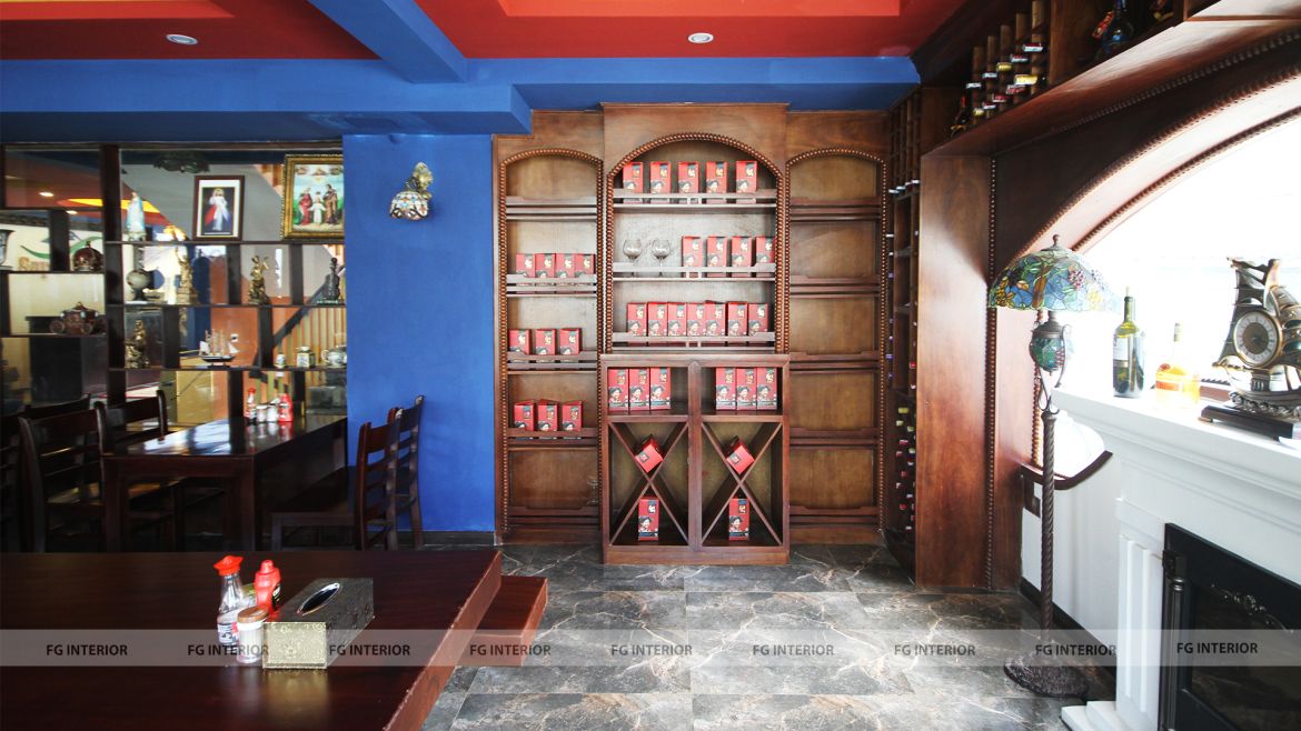 Thiết kế nội thất Pearl Hotel tân cổ điển kết hợp với phong cách phối màu color block 