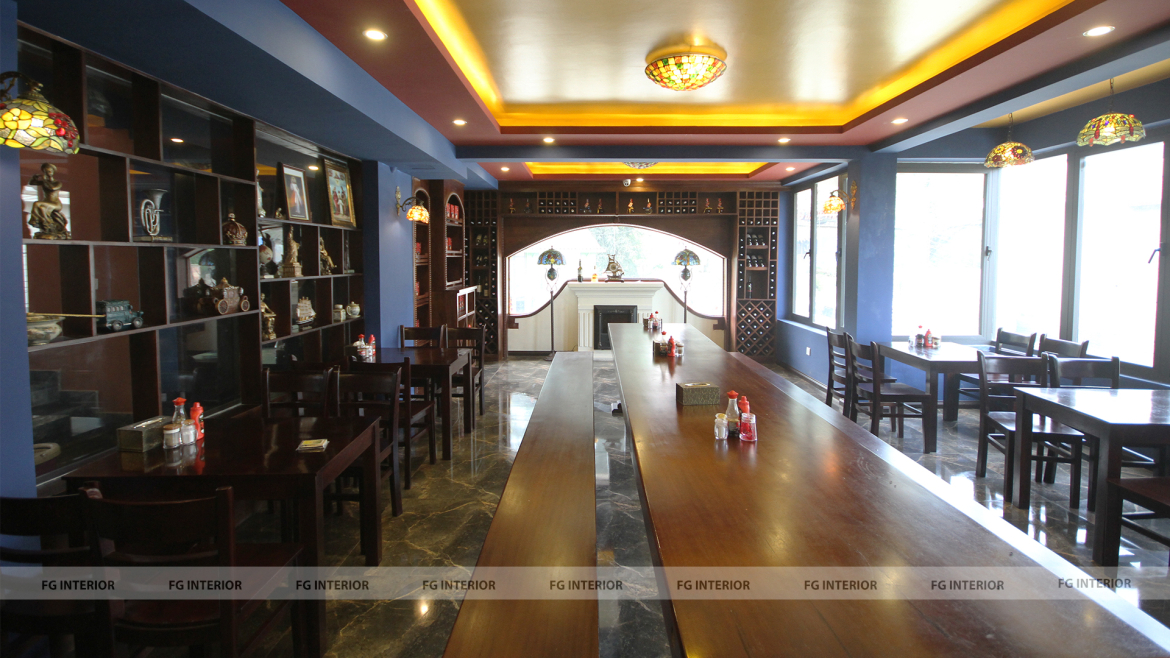 Thiết kế nội thất Pearl Hotel tân cổ điển kết hợp với phong cách phối màu color block 