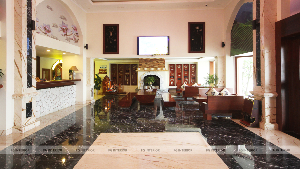 Vẻ đẹp sang trọng lộng lẫy tòa nhà khách sạn cao nguyên Sapa