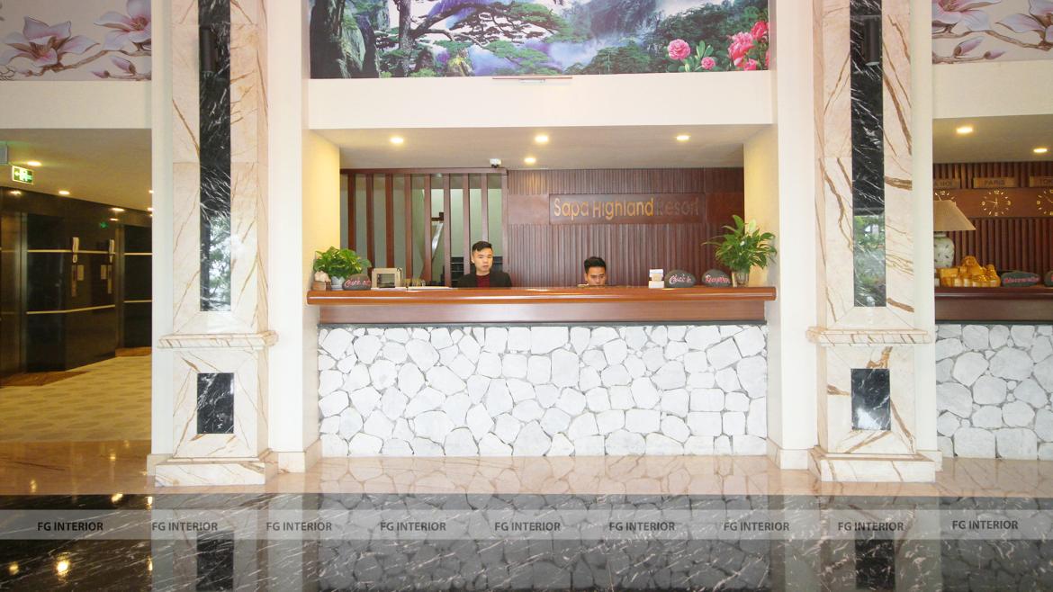 Vẻ đẹp sang trọng lộng lẫy tòa nhà khách sạn cao nguyên Sapa