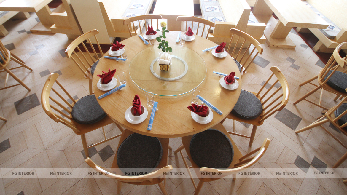 Không gian rộng rãi thoáng đãng tại nhà hàng Bốn mùa - khu nghỉ dưỡng cao nguyên Sapa