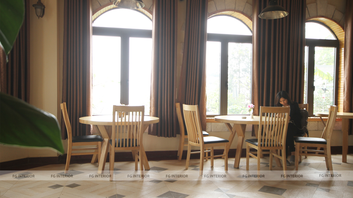 Không gian rộng rãi thoáng đãng tại nhà hàng Bốn mùa - khu nghỉ dưỡng cao nguyên Sapa