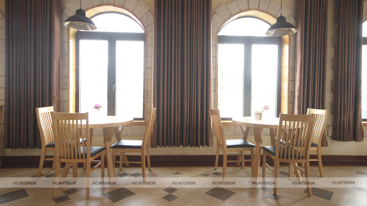 Không gian rộng rãi thoáng đãng tại nhà hàng Bốn mùa - khu nghỉ dưỡng cao nguyên Sapa