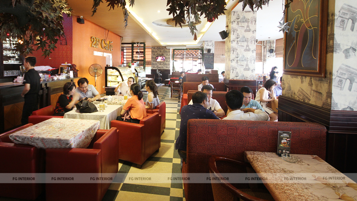 2F cafe - Không gian nội thất sang trọng