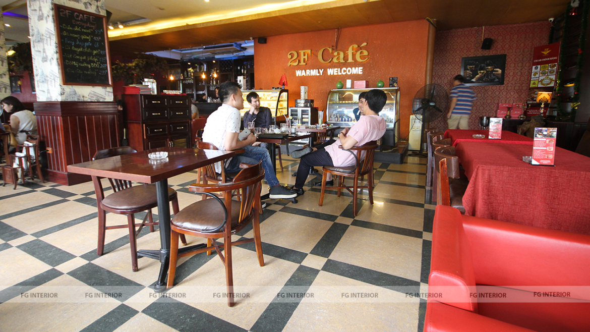 2F cafe - Không gian nội thất sang trọng