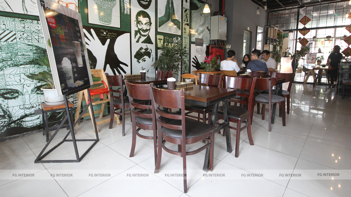 Ung dung nhâm nhi cafe và ngắm cảnh tại The Cafein - chung cư N04 Thành Thái