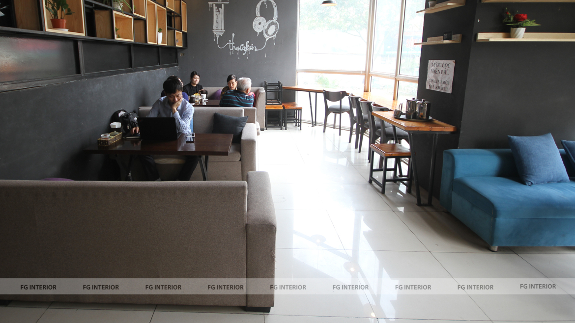 Ung dung nhâm nhi cafe và ngắm cảnh tại The Cafein - chung cư N04 Thành Thái