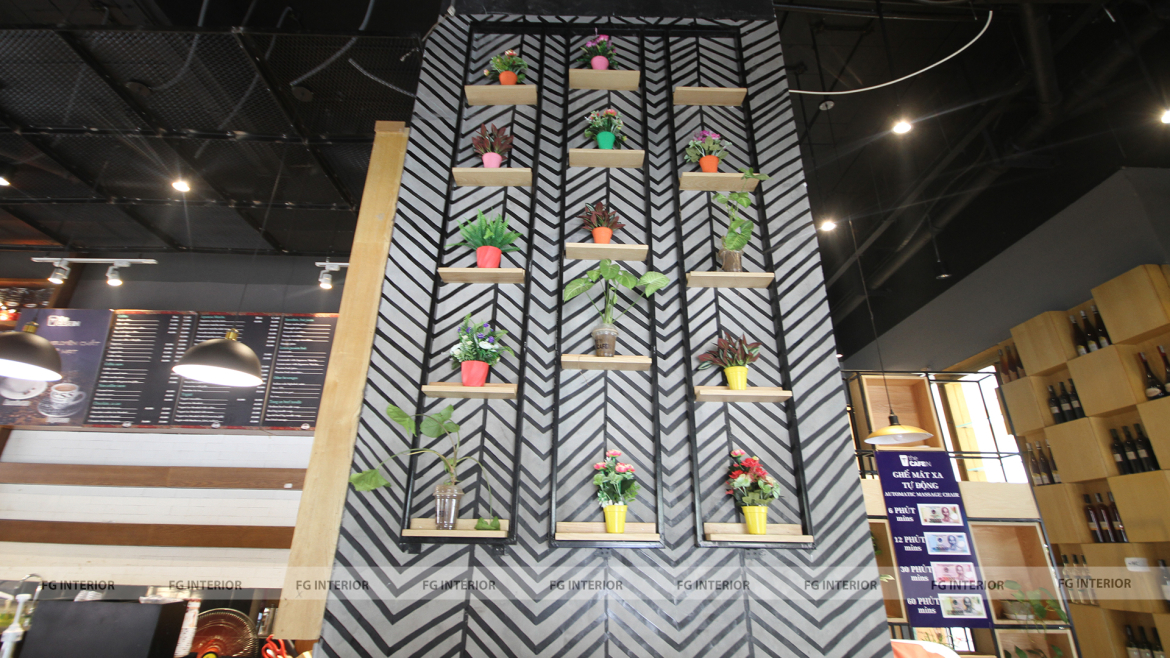 Phong cách thiết kế nội thất hiện đại Á Đông tại The cafein 17T11 Nguyễn Thị Định