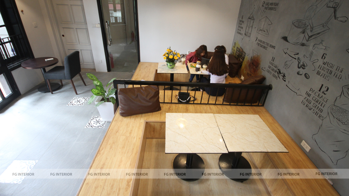 Điều đặc biệt trong thiết kế nội thất dự án The Cafein (233 Tô Hiệu)