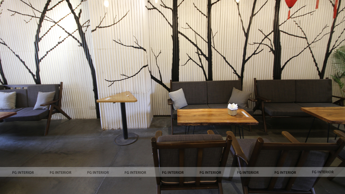 Bức tranh nhiên nhiên mộc mạc tại The Rustics số 21B phố Điện Biên Phủ