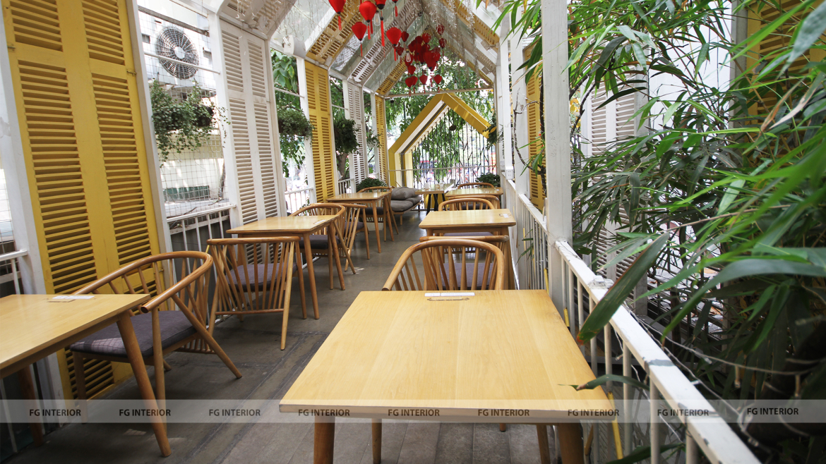 Bức tranh nhiên nhiên mộc mạc tại The Rustics số 21B phố Điện Biên Phủ