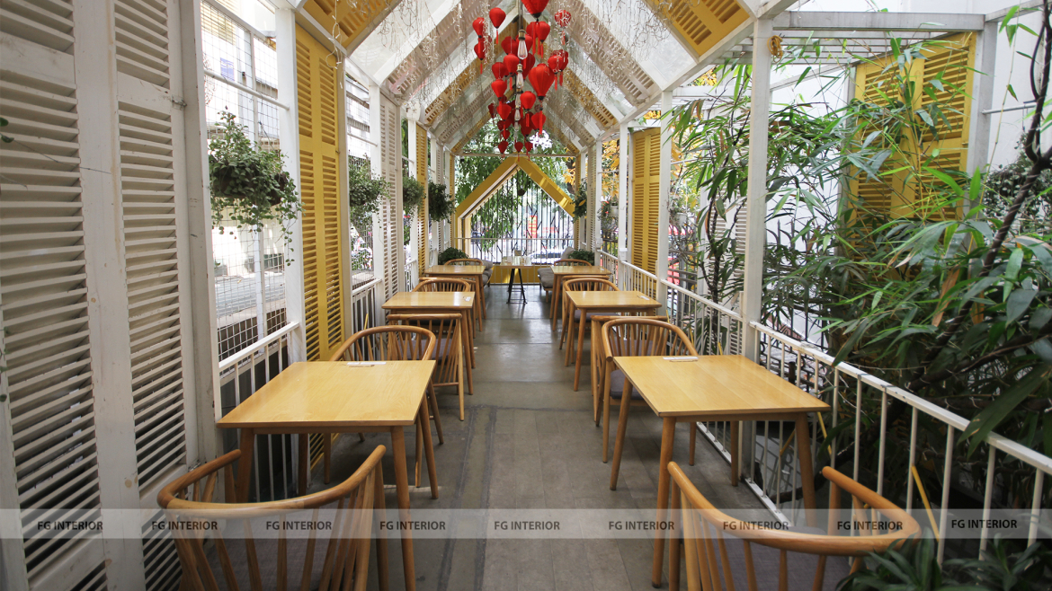 Bức tranh nhiên nhiên mộc mạc tại The Rustics số 21B phố Điện Biên Phủ