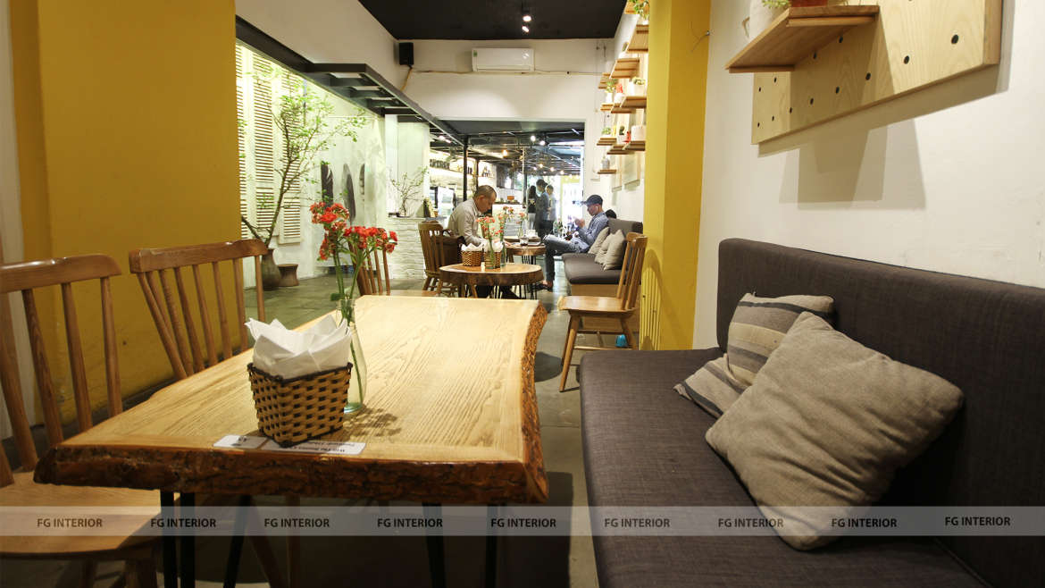 Bức tranh nhiên nhiên mộc mạc tại The Rustics số 21B phố Điện Biên Phủ