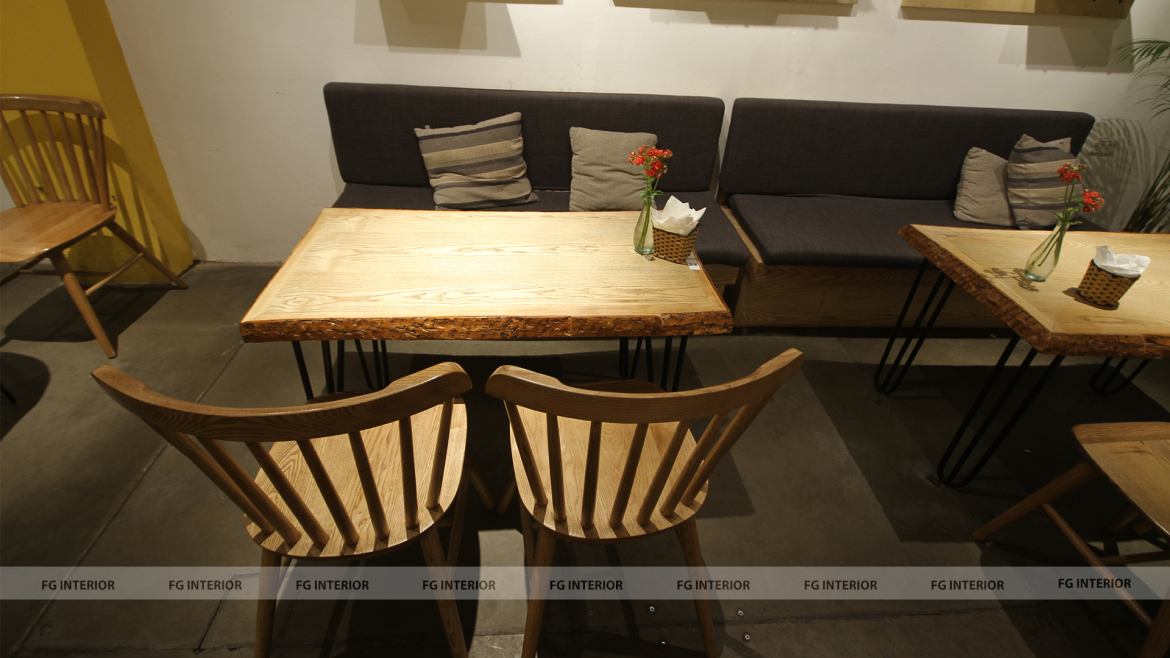 Bức tranh nhiên nhiên mộc mạc tại The Rustics số 21B phố Điện Biên Phủ