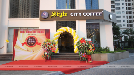 Style City coffee Không gian cafe độc đáo