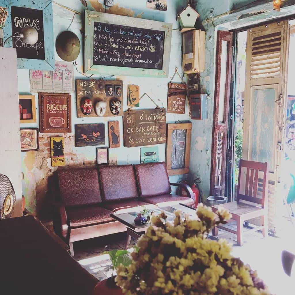 Trở về ngày xưa với quán cafe vintage