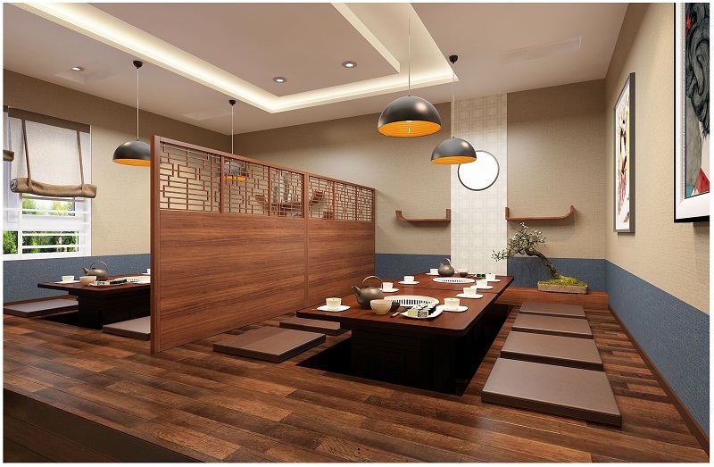 Thiết kế nội thất nhà hàng phong cách Nhật Bản có gì đặc biệt?