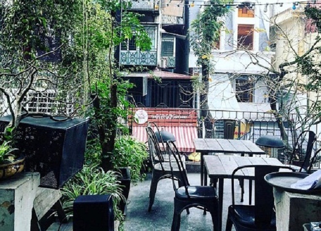 Những quán cafe không gian xanh ở Hà Nội